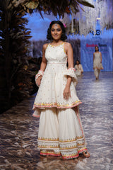 Ruhi Peplum Sharara Set