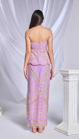 Lilac Swirl skirt set