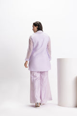 MOONFLOWER EMBROIDERED JACKET &  TROUSER SET