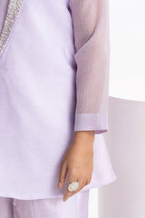 MOONFLOWER EMBROIDERED JACKET &  TROUSER SET