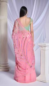 Rose Reverie saree set