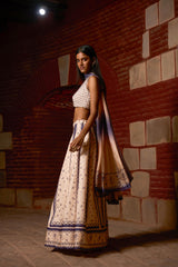 Indigo Whisper Lehenga Set