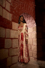 Mehr Rang embriodery jacket with blouse and pants