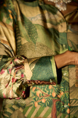 Whispers of the Wild – Green Jungle Printed Co-ord Set