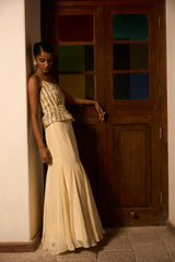 Corset with Fish cut skirt