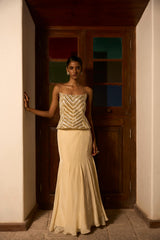 Corset with Fish cut skirt