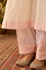 SAHABAT - DAISY IVORY WITH PINK KAAFTAN WITH SALWAR