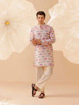 FISH FABLE SILK KURTA