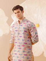 FISH FABLE SILK KURTA