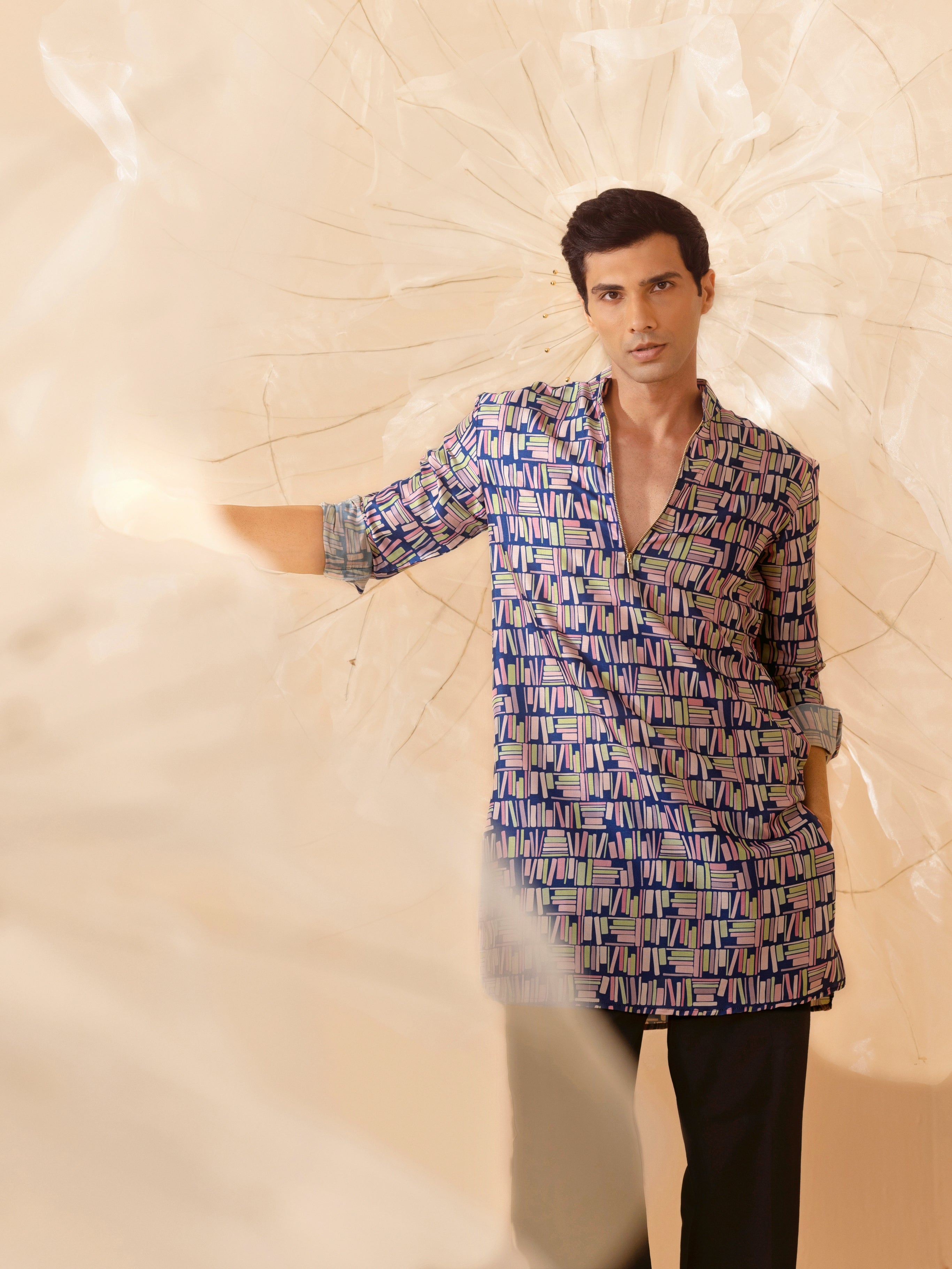 BOOK SELF SILK KURTA