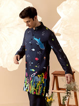 DARIYA SILK  EMBROIDERY KURTA  SET