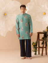 GIN THEME SILK KURTA