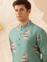 GIN THEME SILK KURTA