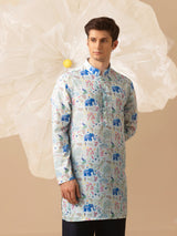 MUGHAL MOUSE SILK KURTA
