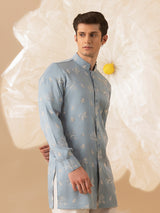 PARINDA SILK  EMBROIDERY KURTA  SET