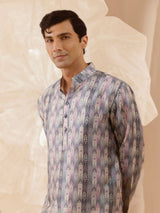 VOILET LOOM SILK KURTA