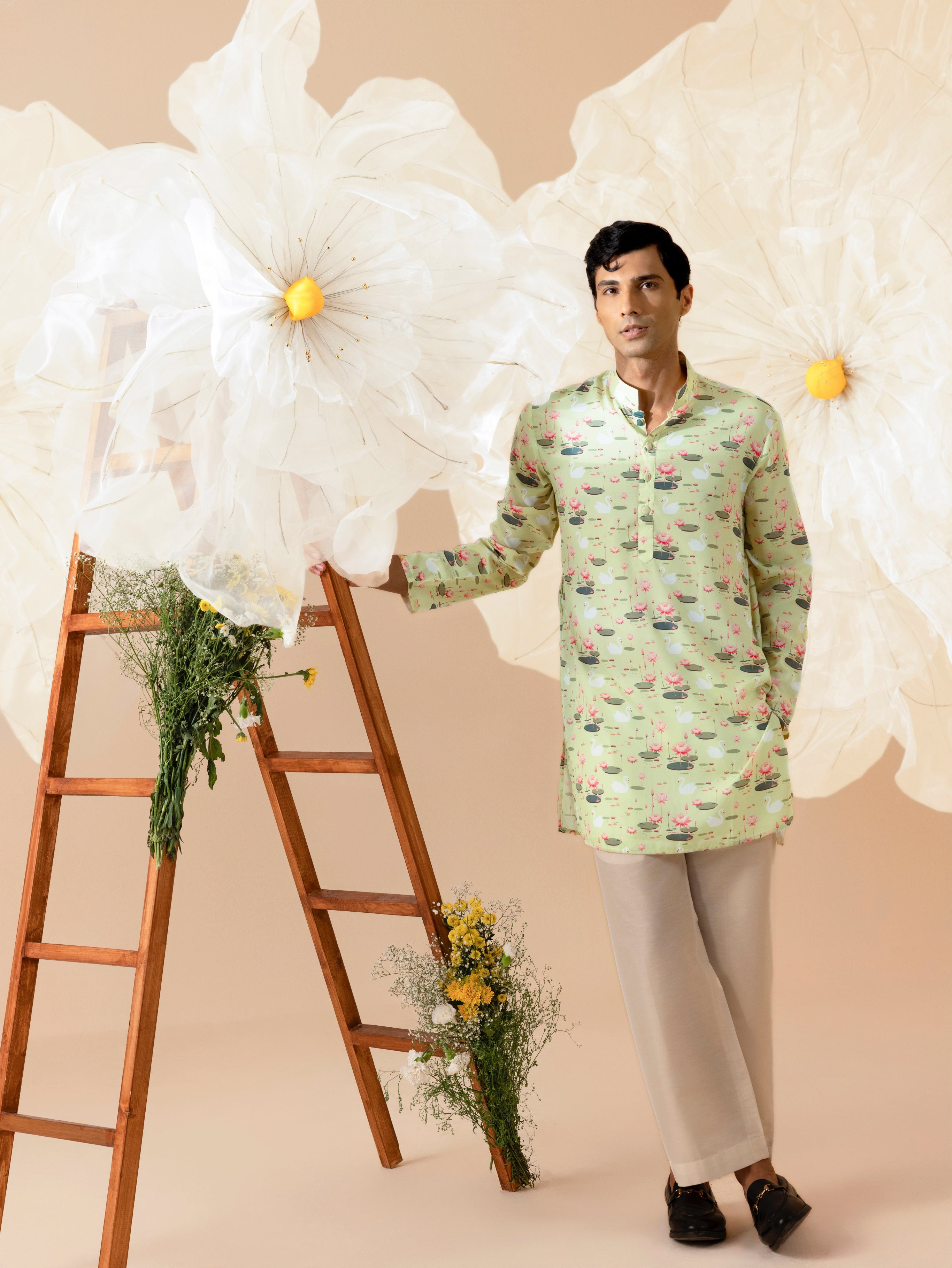 LOTUS LAKE SILK KURTA