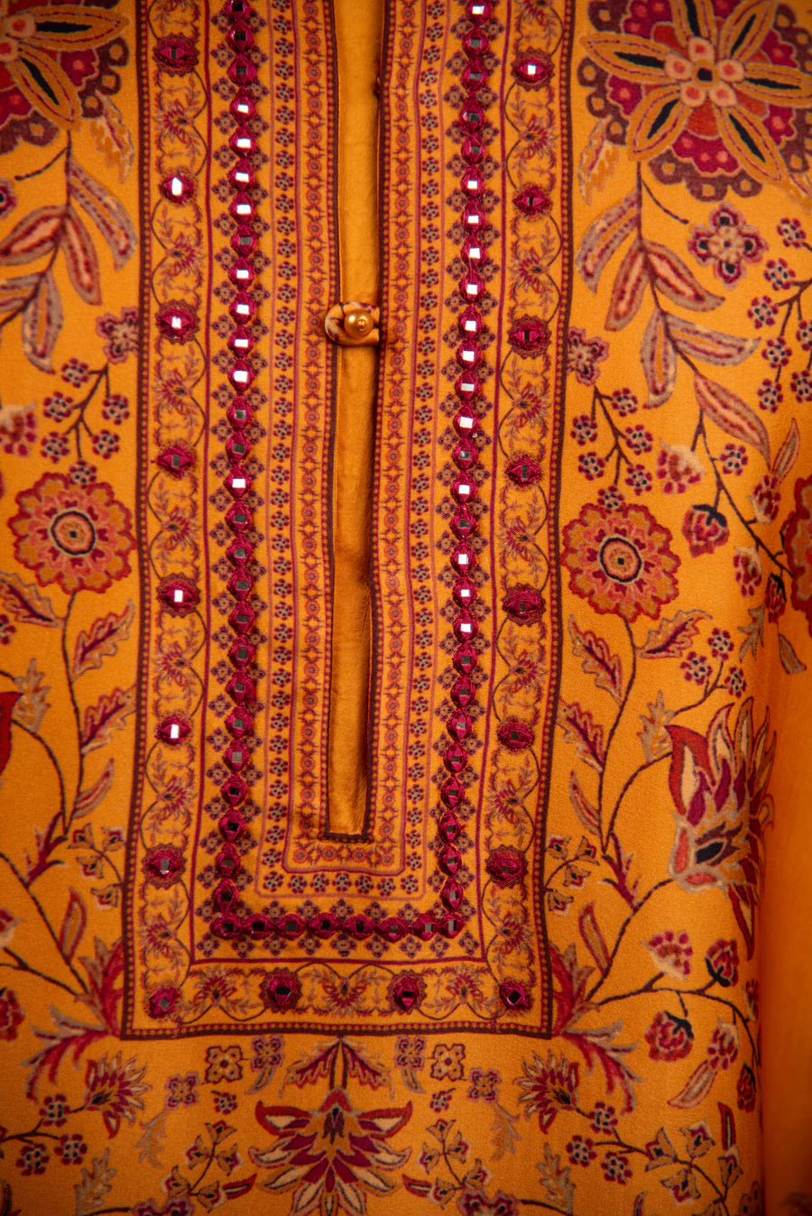 Saffron Orange Kurta