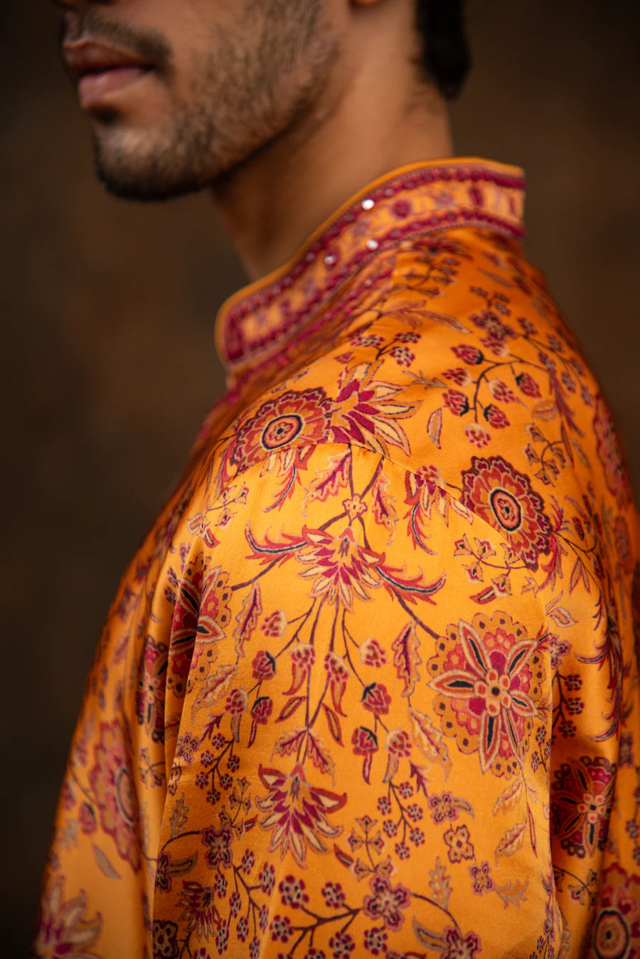Saffron Orange Kurta