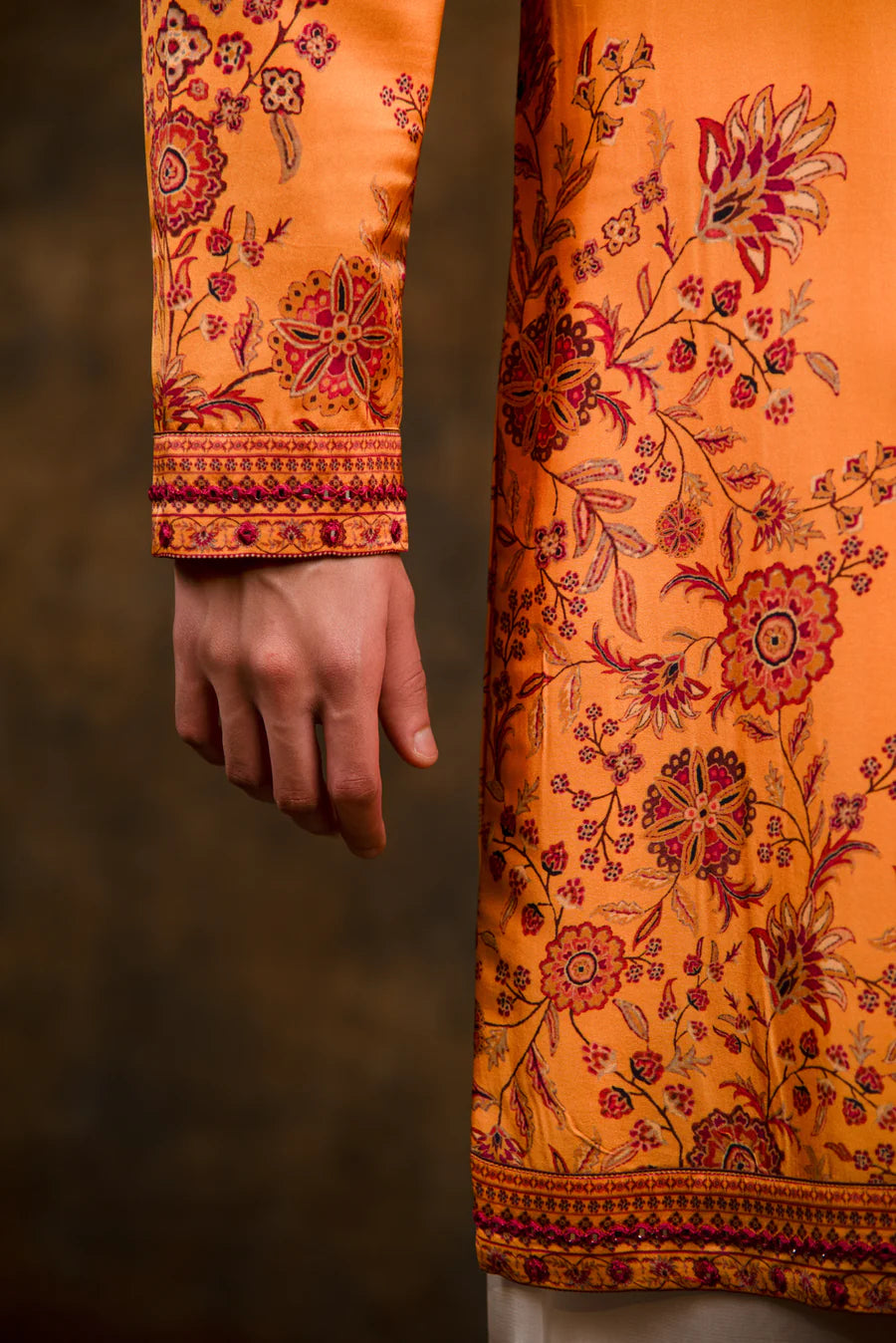 Saffron Orange Kurta