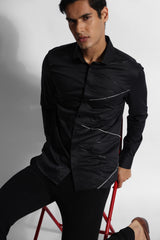 SHIRT - LEATHER CRISS CROSS