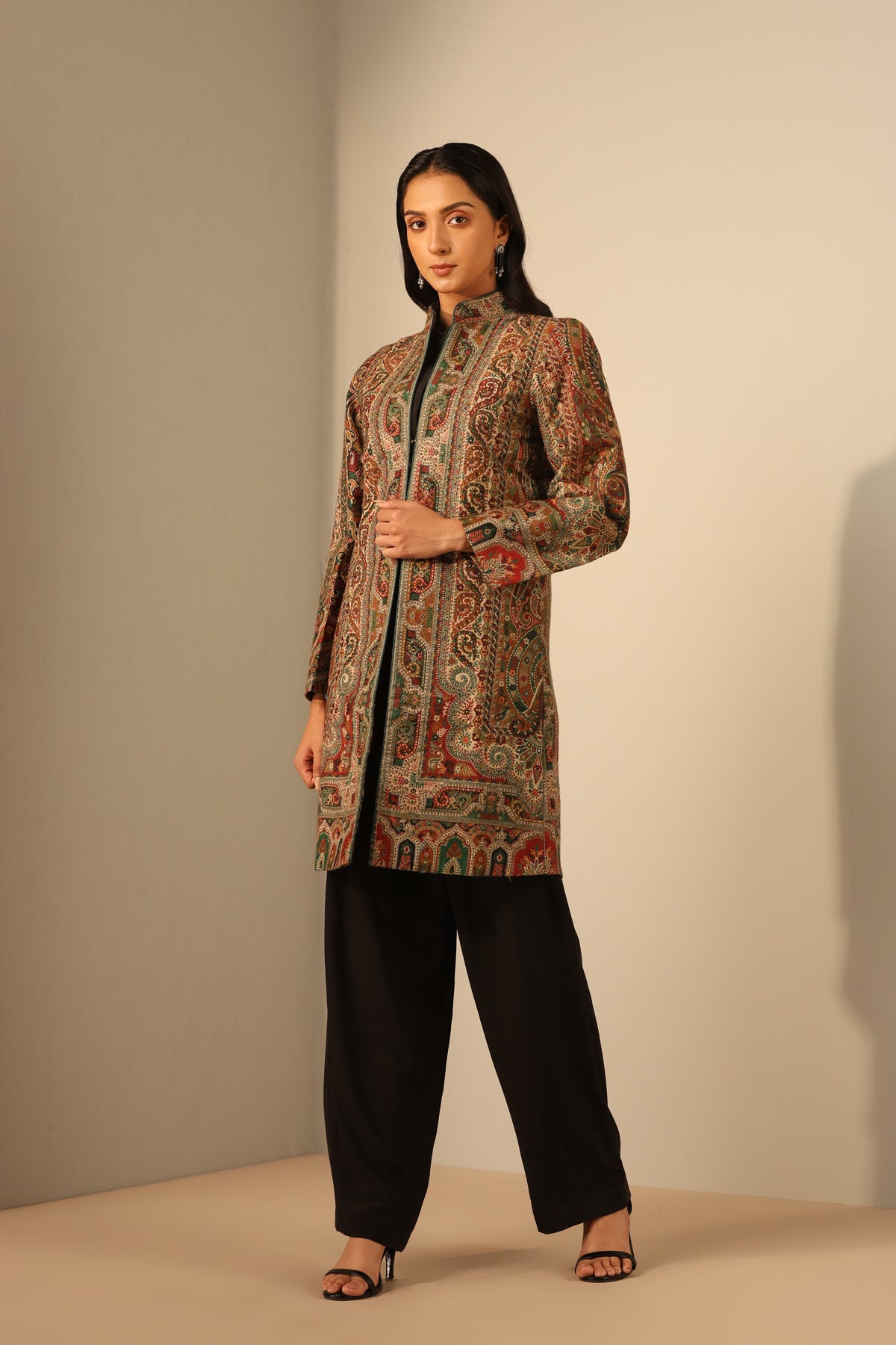Nuria Fine Wool Silk Full Jacket