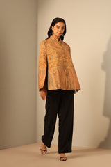 Anibha Fine Wool Silk Cape