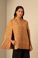 Anibha Fine Wool Silk Cape