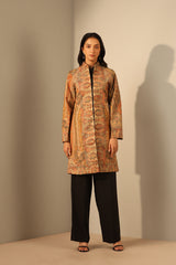 Myra Fine Wool Silk Full Jacket