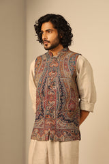 Arjun Fine Wool Silk Waist Coat