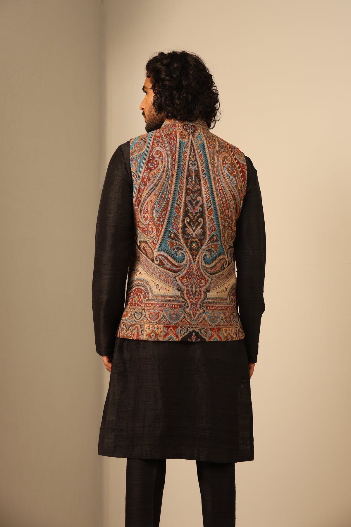 Kian Fine Wool Silk Waist Coat