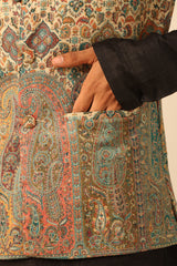 Viraj Fine Wool Silk Waist Coat
