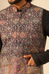Ishaan Fine Wool Silk Waist Coat