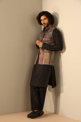 Ishaan Fine Wool Silk Waist Coat