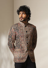 Regal Mosaic pashmina blend Jacket/Bandgala