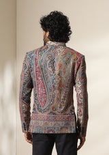 Kashmir Royal Heritage pashmina blend Jacket/Bandgala