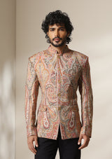 Golden Aura pashmina blend Jacket/Bandgala