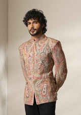 Golden Aura pashmina blend Jacket/Bandgala