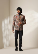 Dusala Heritage Mosaic pashmina blend Blazer/coat