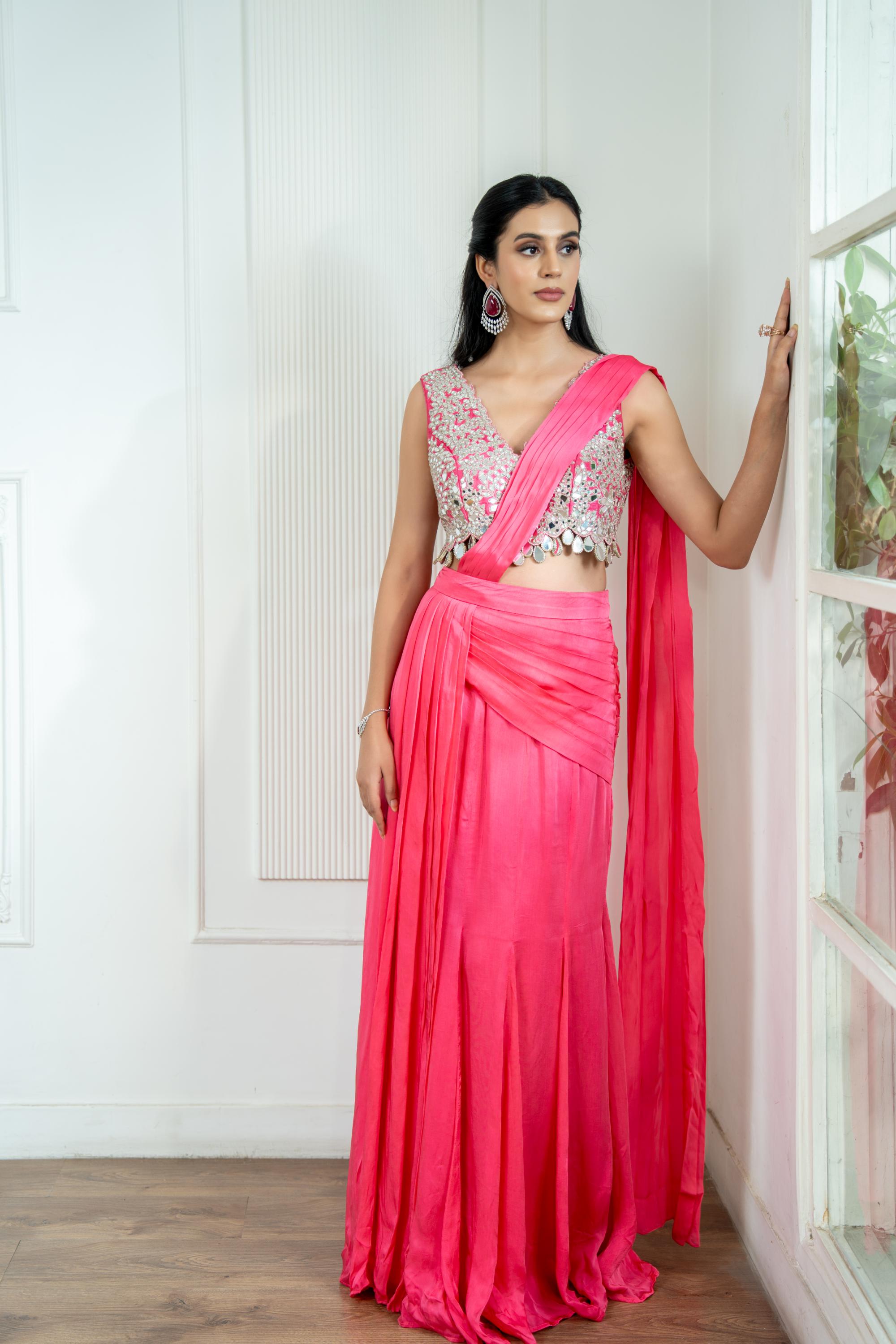Fascia Pink Lehenga