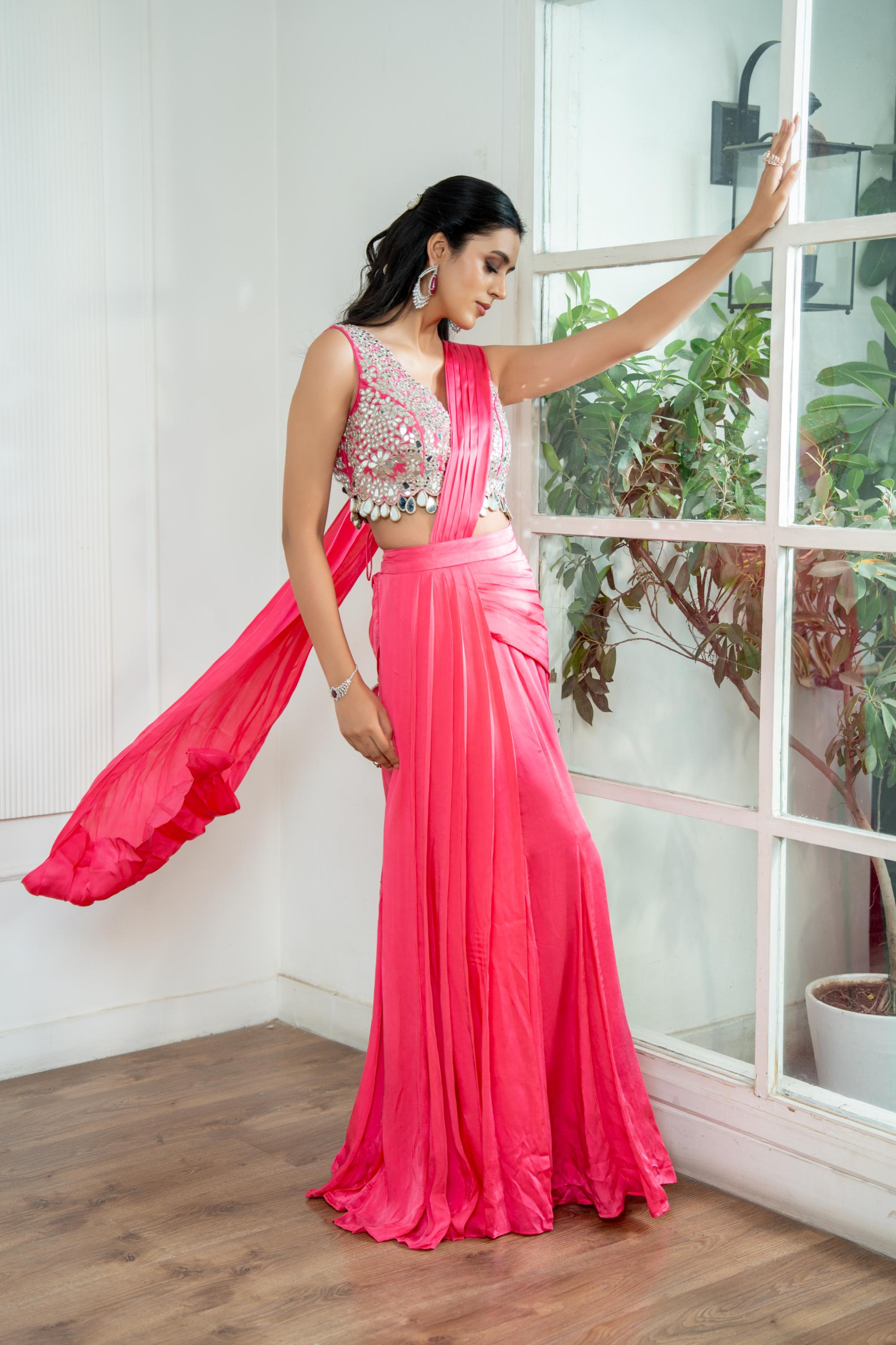 Fascia Pink Lehenga