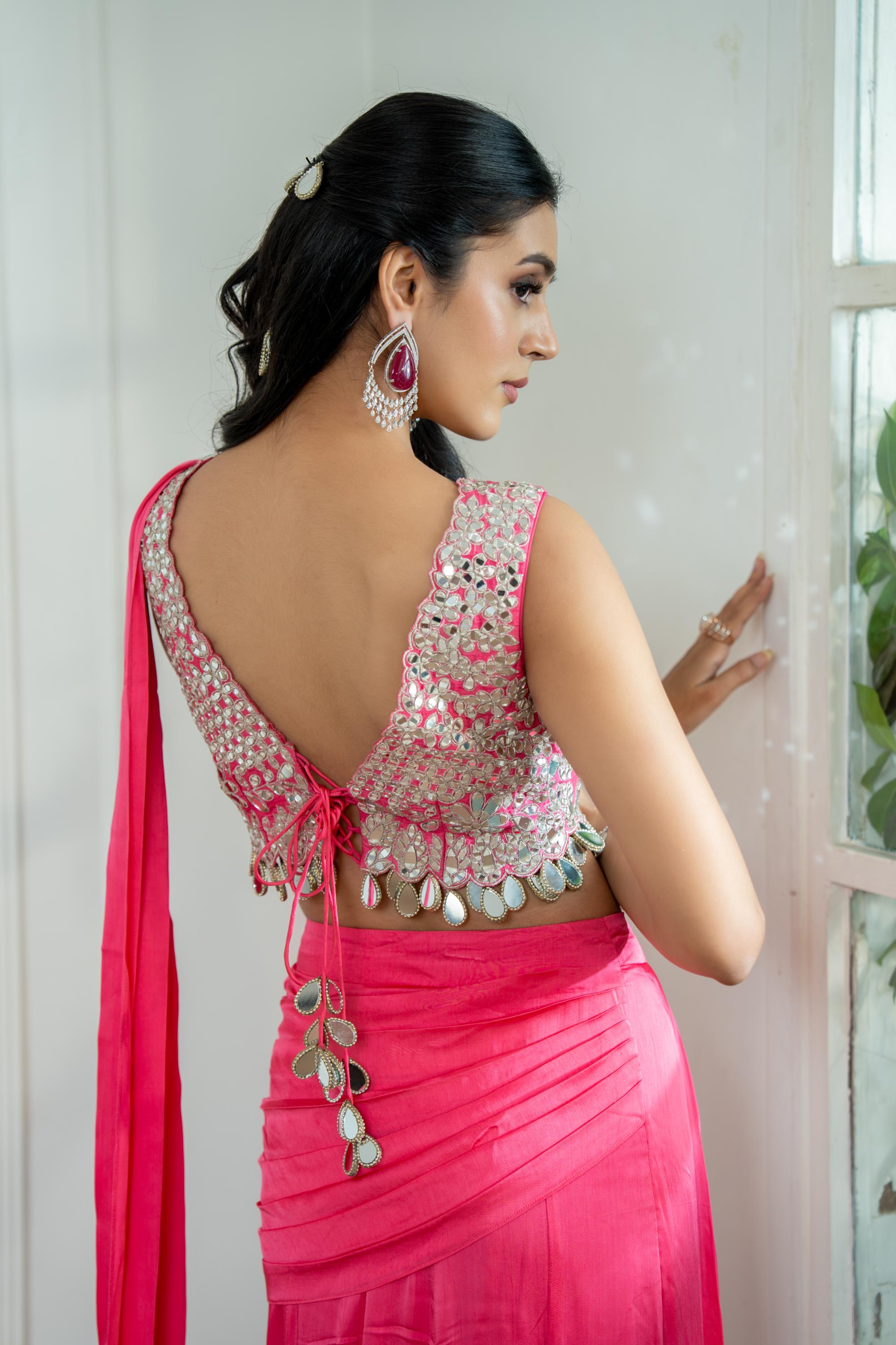 Fascia Pink Lehenga