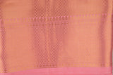 Golden-pink Pure silk brocade Banarasi handloom saree