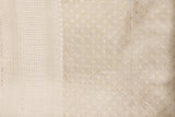 White Pure Katan Silk Brocade Banarasi Handloom Saree