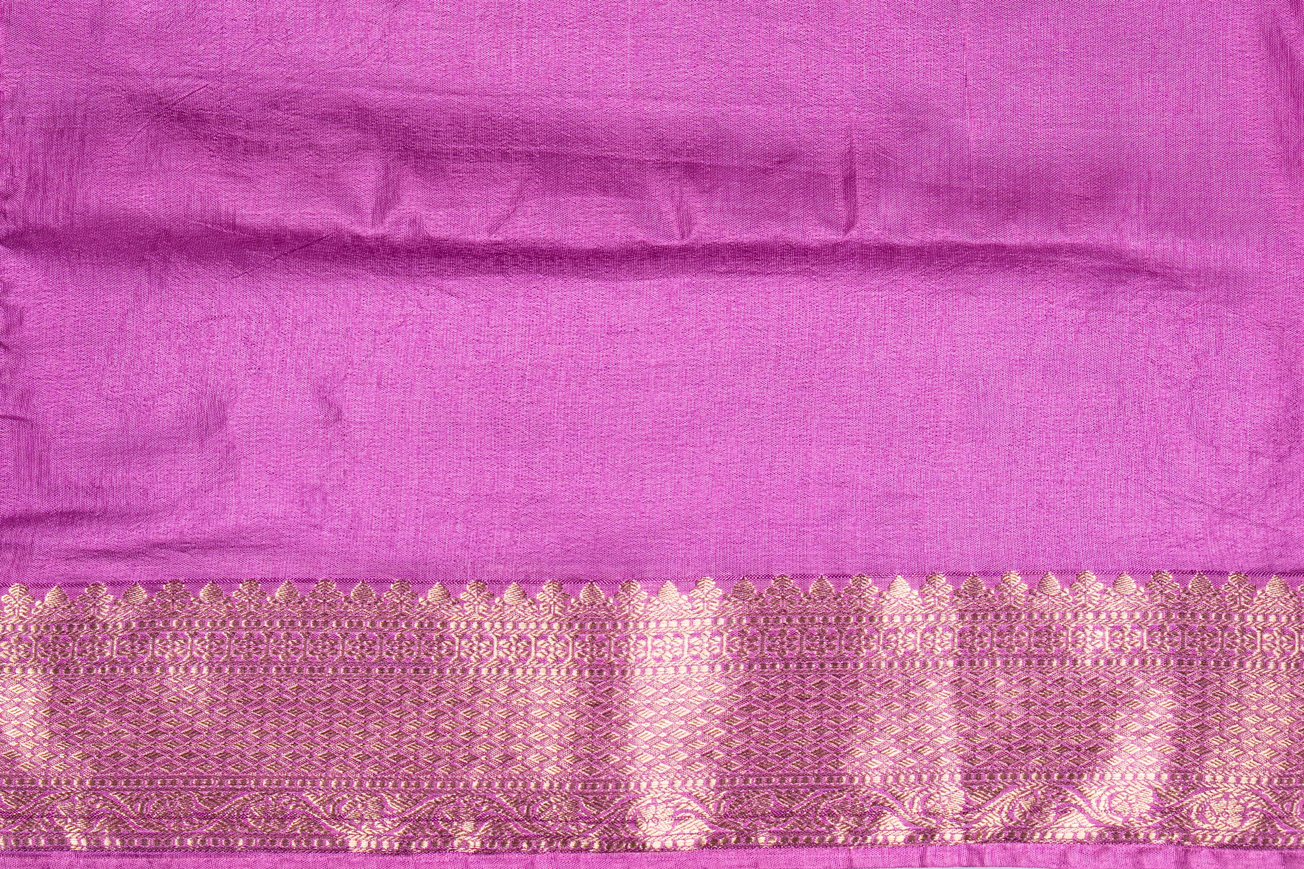 Lavender Pure Silk Banarasi Handloom?Saree