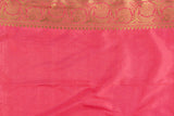 Peach Pink Pure Silk Banarasi Handloom Saree