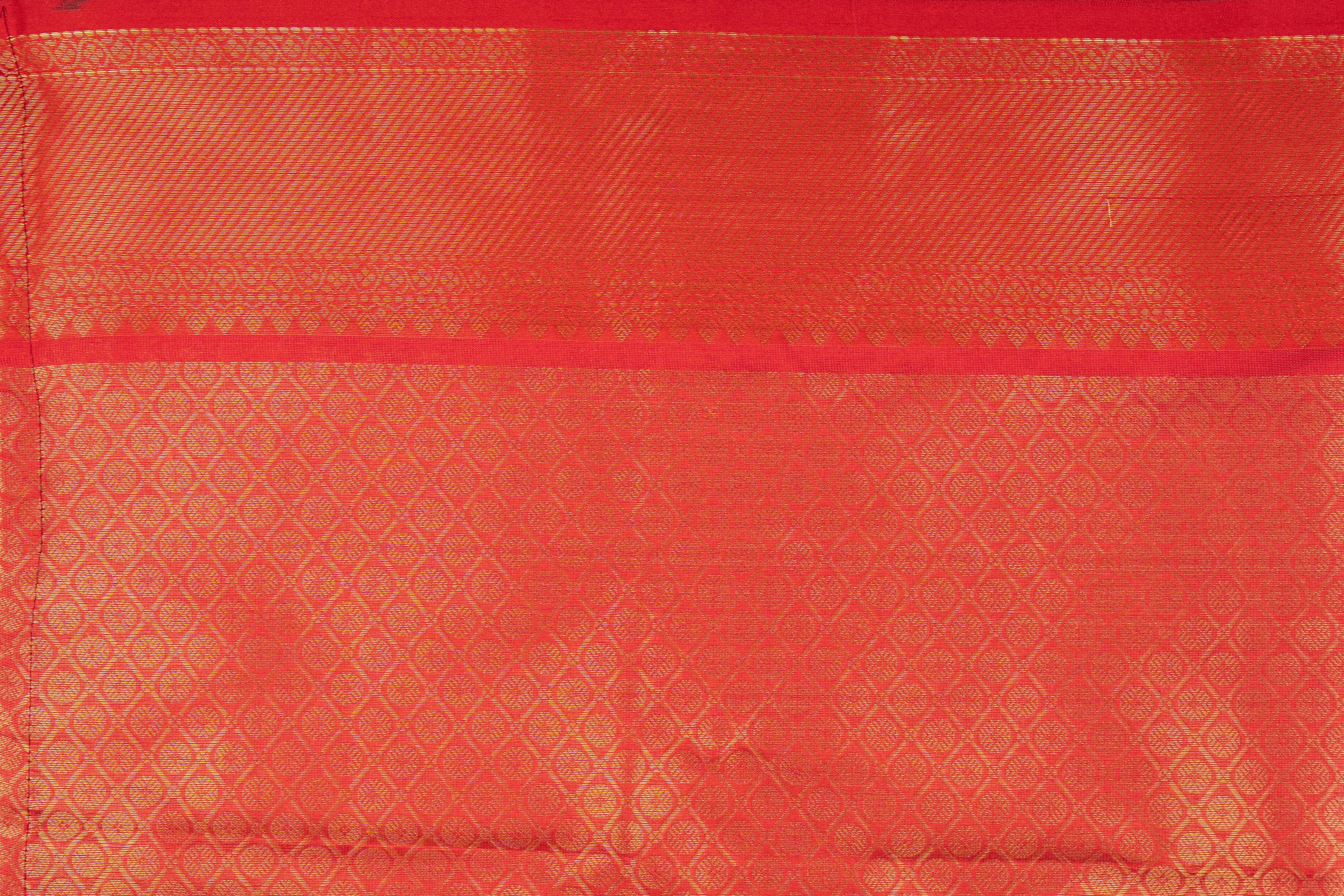 Red Zari Brocade Banarasi Handloom Saree