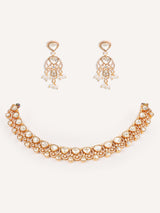 Dramatic and stylish moissanite set with matching earrings