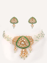 Elegant and stylish moissanite choker with matching earrings
