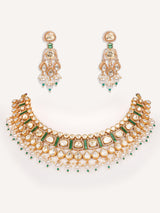 Dramatic and stylish moissanite set with matching earrings